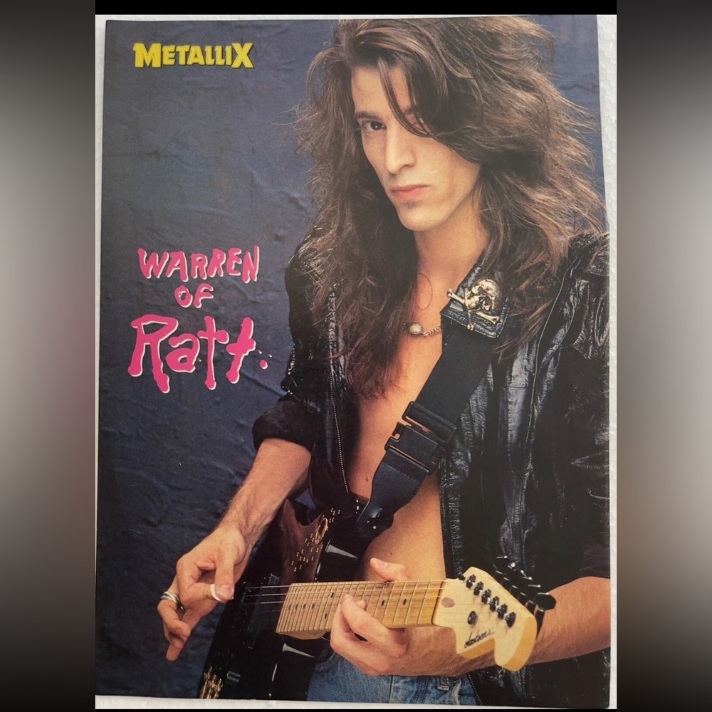 Ratt’s Warren DeMartini pinup